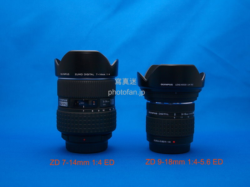 ZD 9-18mm F4-5.6 v.s. ZD 7-14mm F4-1