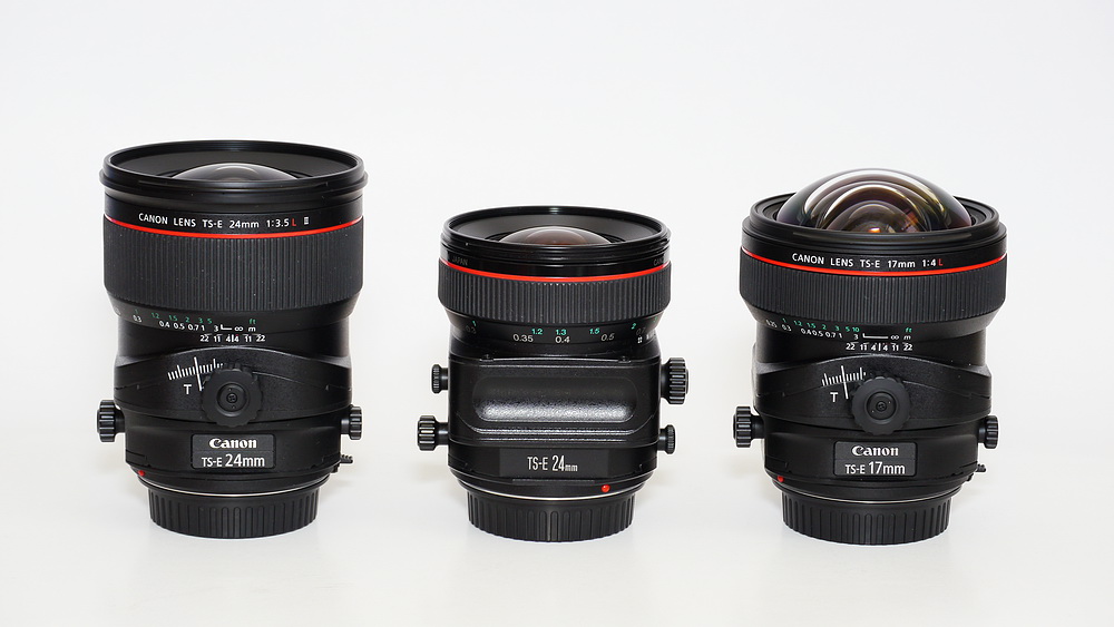 Canon TS-E lenses