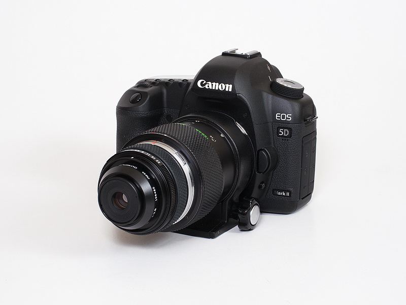 OLYMPUS OM ZUIKO AUTO-MACRO 38mm F2.8轉接到Canon 5D II