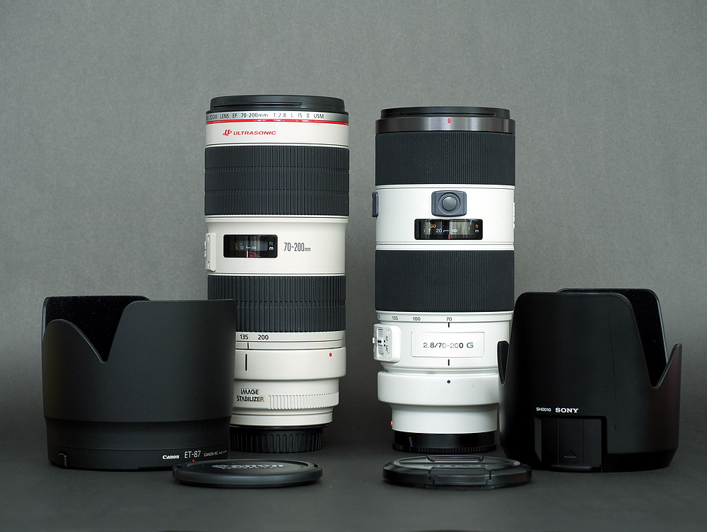Canon EF 70-200mm F2.8 L IS II USM versus SONY 2.8/70-200mm G SSM