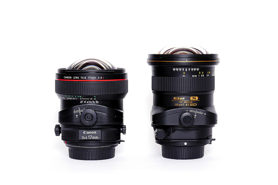 Nikon PC NIKKOR 19mm F4E ED versus Canon TS-E 17mm F4L
